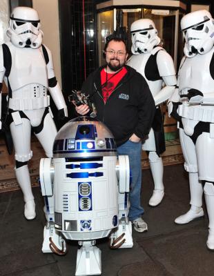 Chris and Artoo