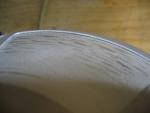 Gap at bottom of pie wedge